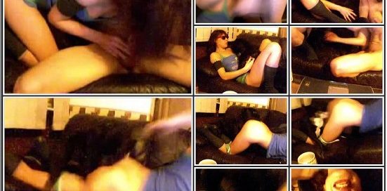 003 Bestiality Lovers - Amateur Couple On Webcam Fuck With Dog