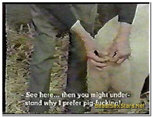 23 - Wild Boar Fucks A Girl - Sex With Pigs