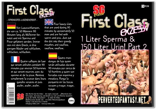 First Class No.26 - 1 Liter Sperma & 150 Liter Urin! Part 2