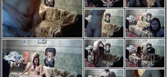 024 Russian Couple Fucking With Dog On Webcam