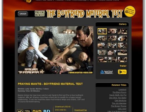 The Boyfriend Material Test – Lady Sarah, Marlen – Hightide Video Productions
