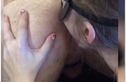 020 - Licked And Then Fucked Her Husband, He Cums From Prostate Massage