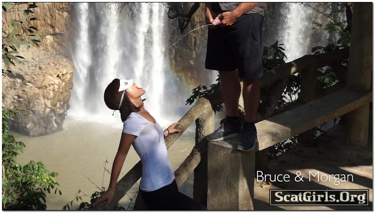 So Much Piss And Cum At The Waterfall - BruceAndMorgan