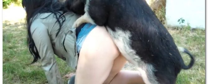 44 - Wild Boar Fucks A Girl - Sex With Pigs